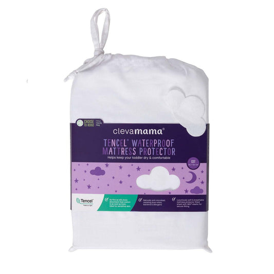 100% Waterproof and Breathable. A topper crib mattress protector 60 x 120cm with an internal polyurethane membrane that perfectly blocks all types of leaks & spills. Deep elastic skirt.
