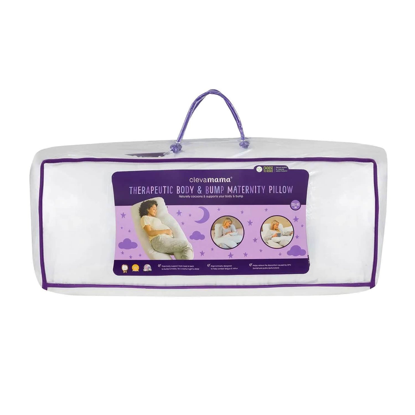 Clevamama Body & Bump Maternity Pillow (OPEN BOX)