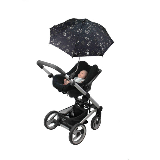 Dooky Stroller Parasol (Romantic Leaves Black)