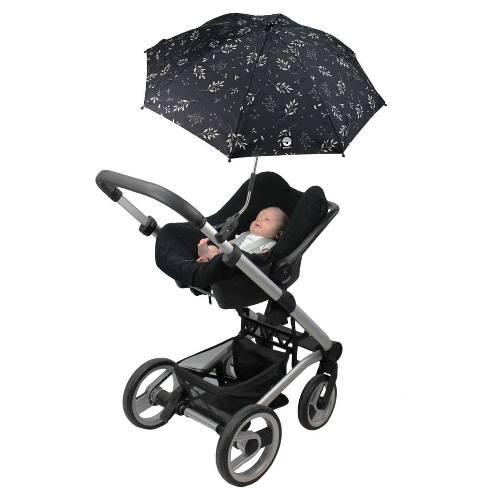 Dooky Stroller Parasol (Romantic Leaves Black)