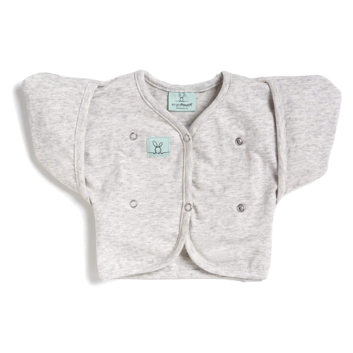 ergoPouch Butterfly Cardi - 0.2 Tog (Grey Marle)