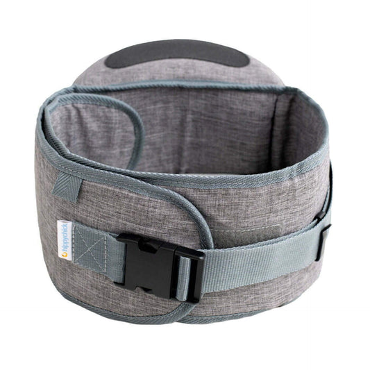 Comfortable, ergonomic hipseat carrier designed to evenly distribute weight and provide support for both the parent and baby during daily activities.