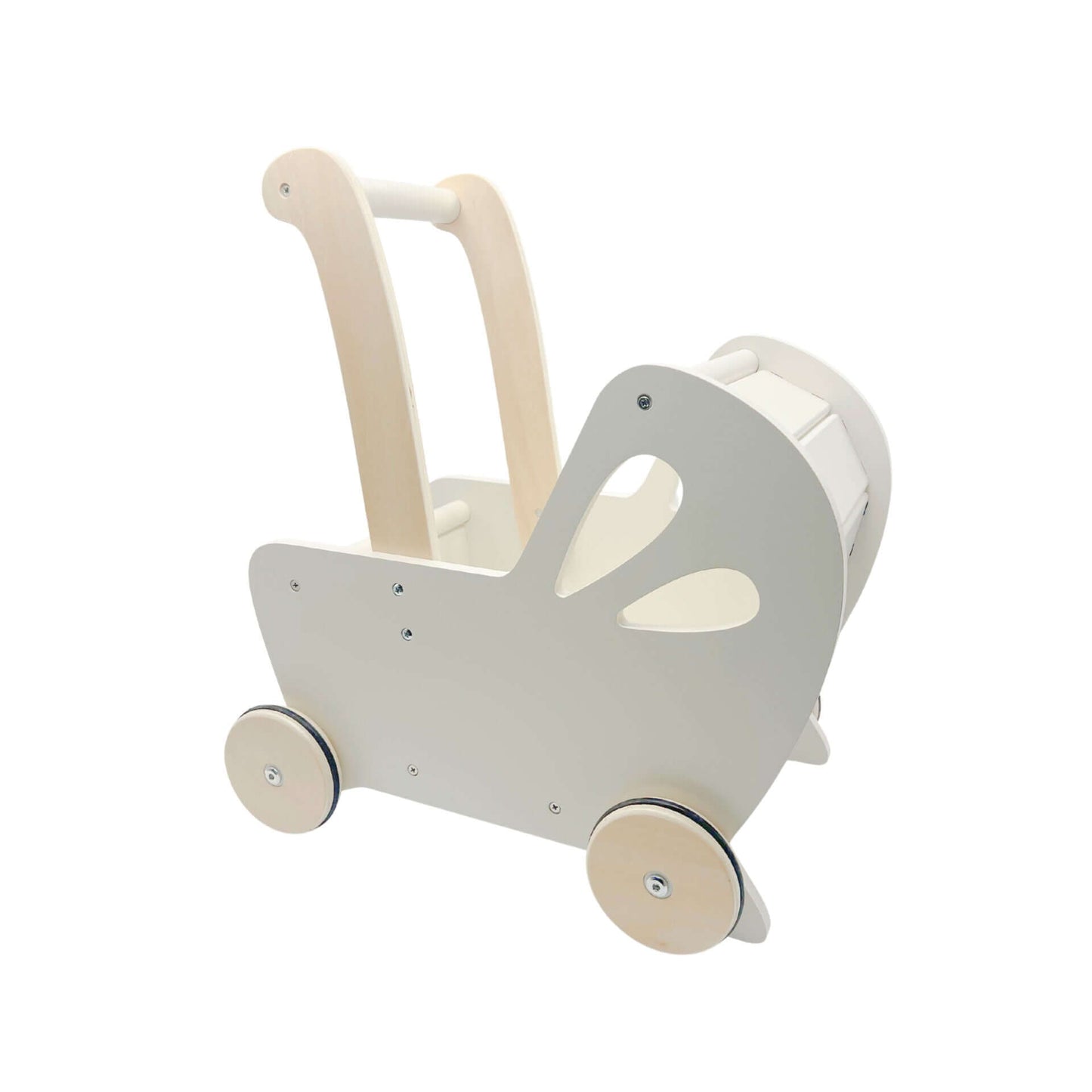 Moover Essentials Flat Packed Pram (Off White)