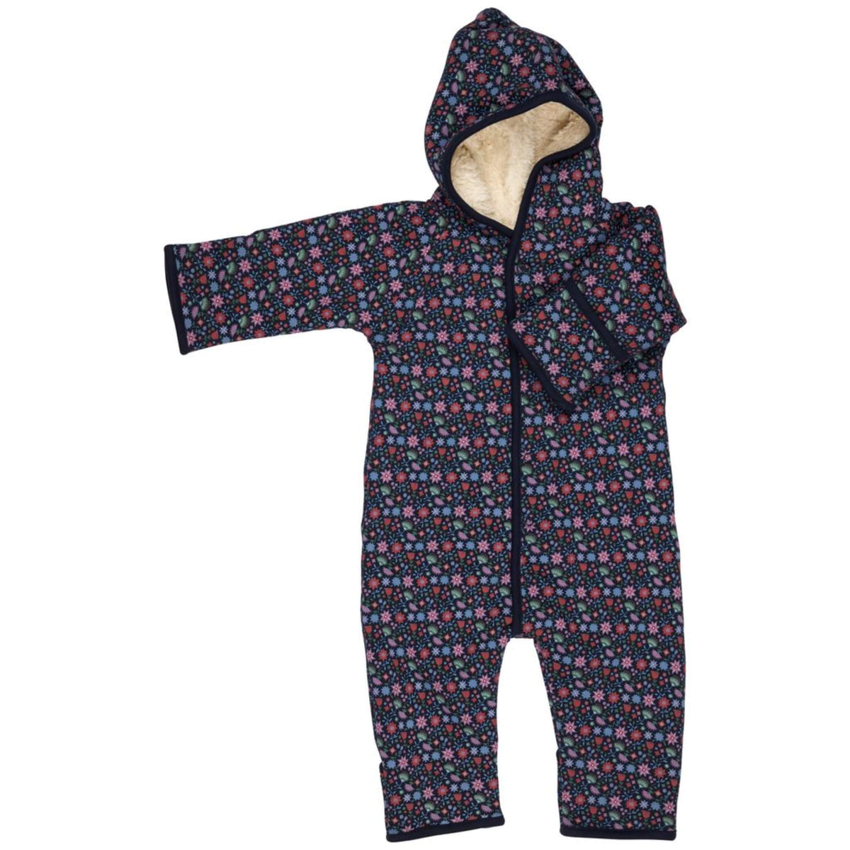 Pigeon Snuggle Suit (Ditsy Navy)