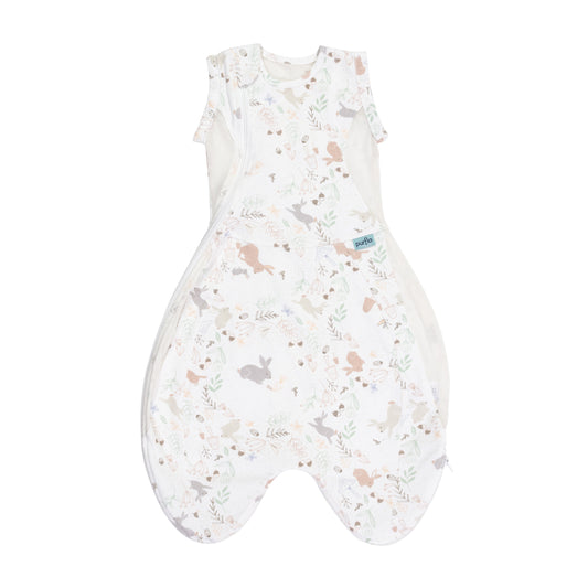A swaddle bag that grows with baby. Swaddle arms in for newborn and out as baby grows up to 4 months