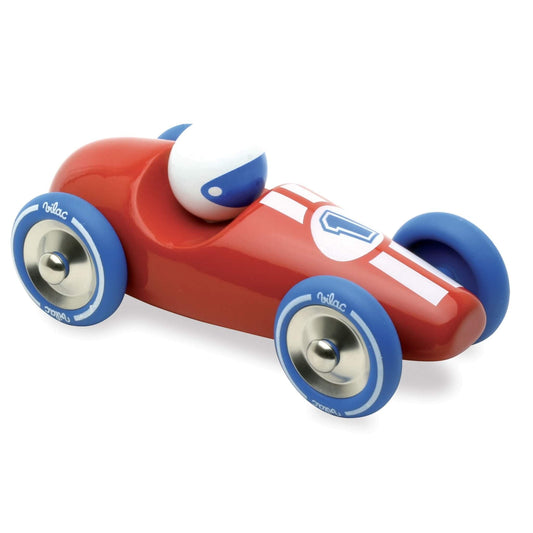 Beautiful and stylish race car which provides hours of fun and exillerating playtime. Handcrafted and made from high-quality wood 