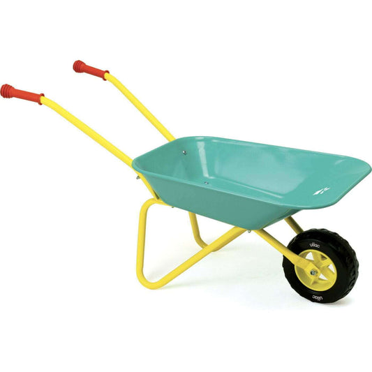 The Little Gardener’s Wheelbarrow from Vilac is sturdy and robust and is an essential piece of gardening kit for young gardeners. Easy to assemble and lightweight.
