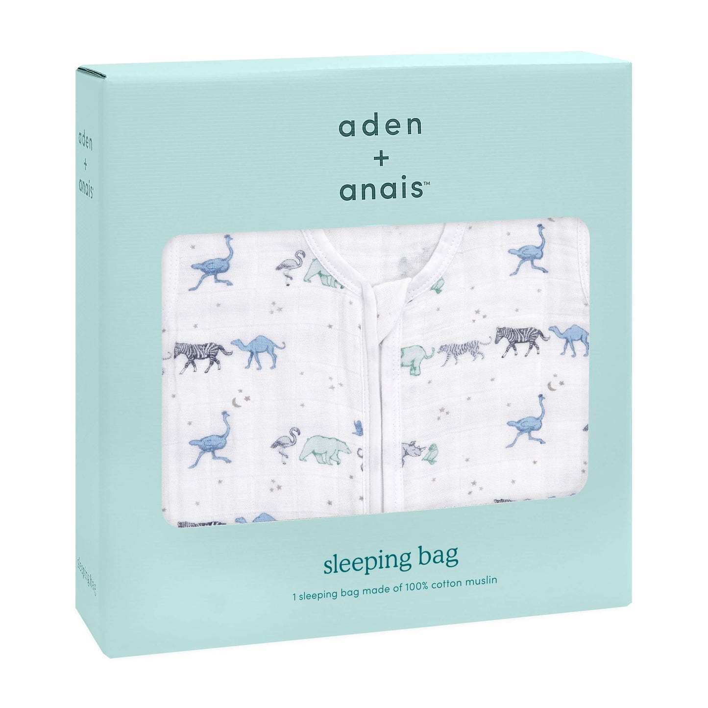 aden + anais Boutique Light Sleeping Bag - 1.0 Tog (Rising Star)