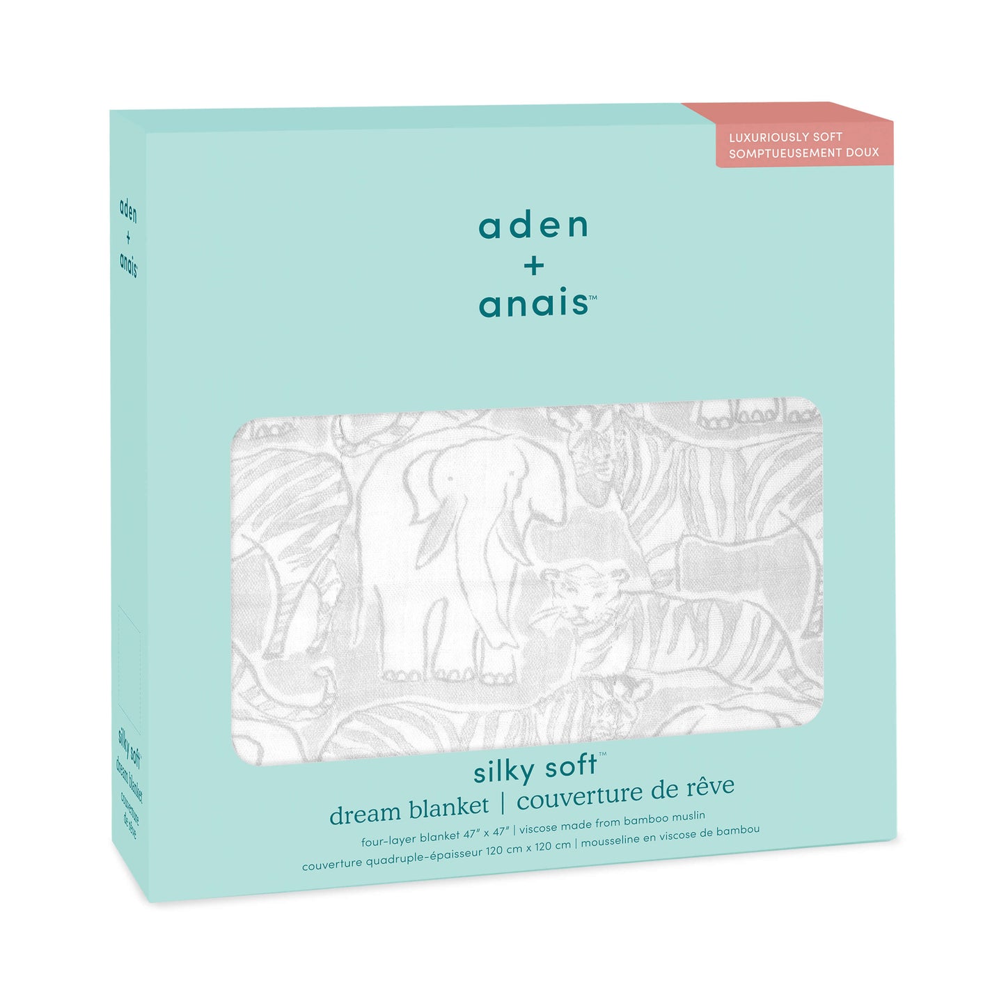 aden + anais Boutique Silky Soft Dream Blanket (Culture Club)
