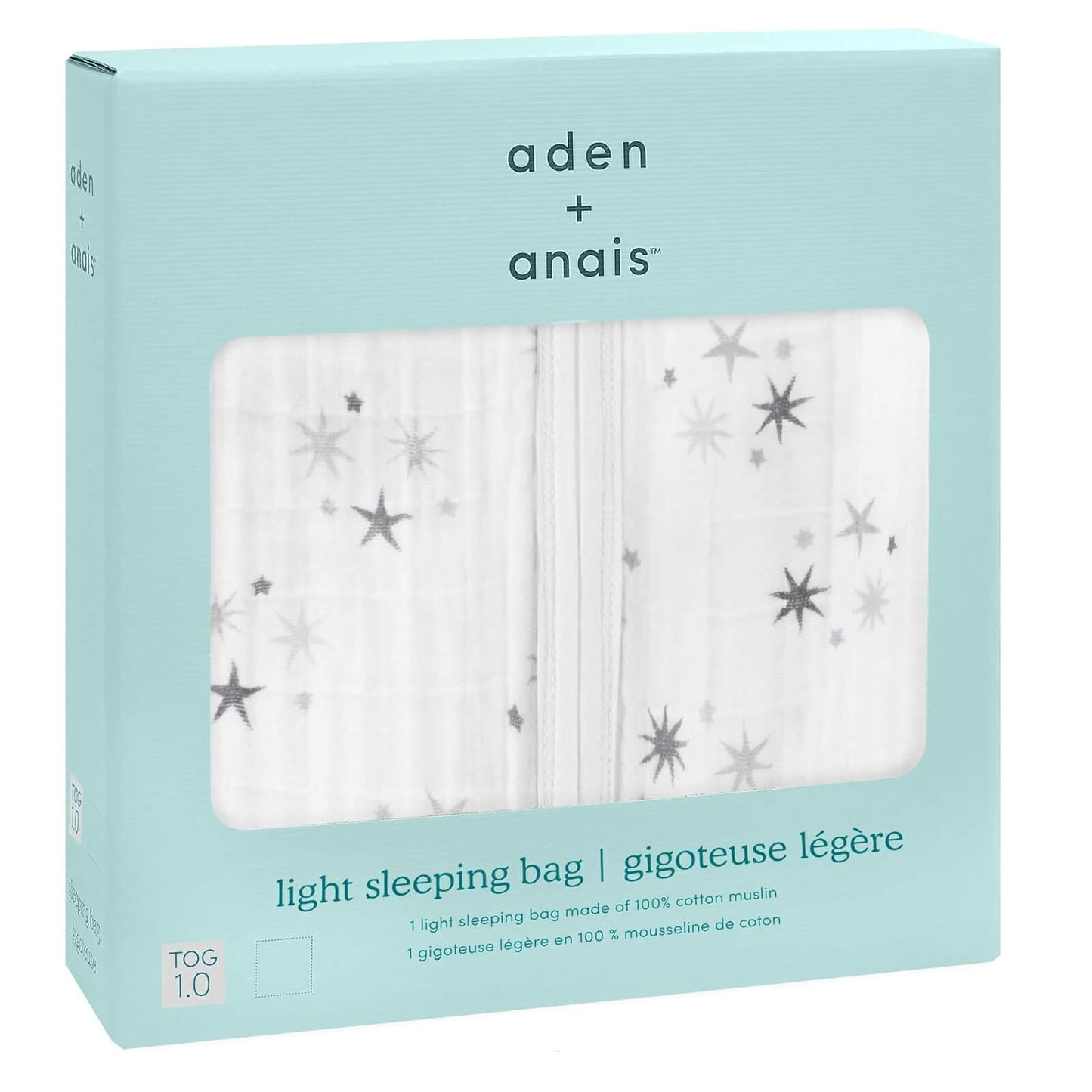 aden + anais Boutique Light Sleeping Bag - 1.0 Tog (Twinkle)