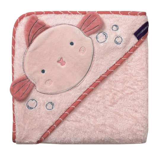 Luxuriously soft, hands-free, Apron Baby Bath Towel from ClevaMama. Suitable from newborn to 4 years+, this extra-large, super-soft, Bamboo Apron Baby Bath Towel is designed to be worn around your neck like an apron, which makes it easy to lift and snuggle your baby.
