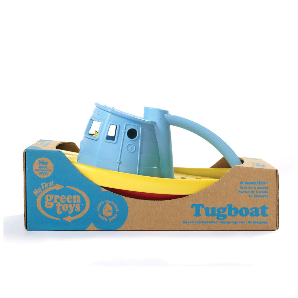 Green Toys Tugboat (Blue Top)