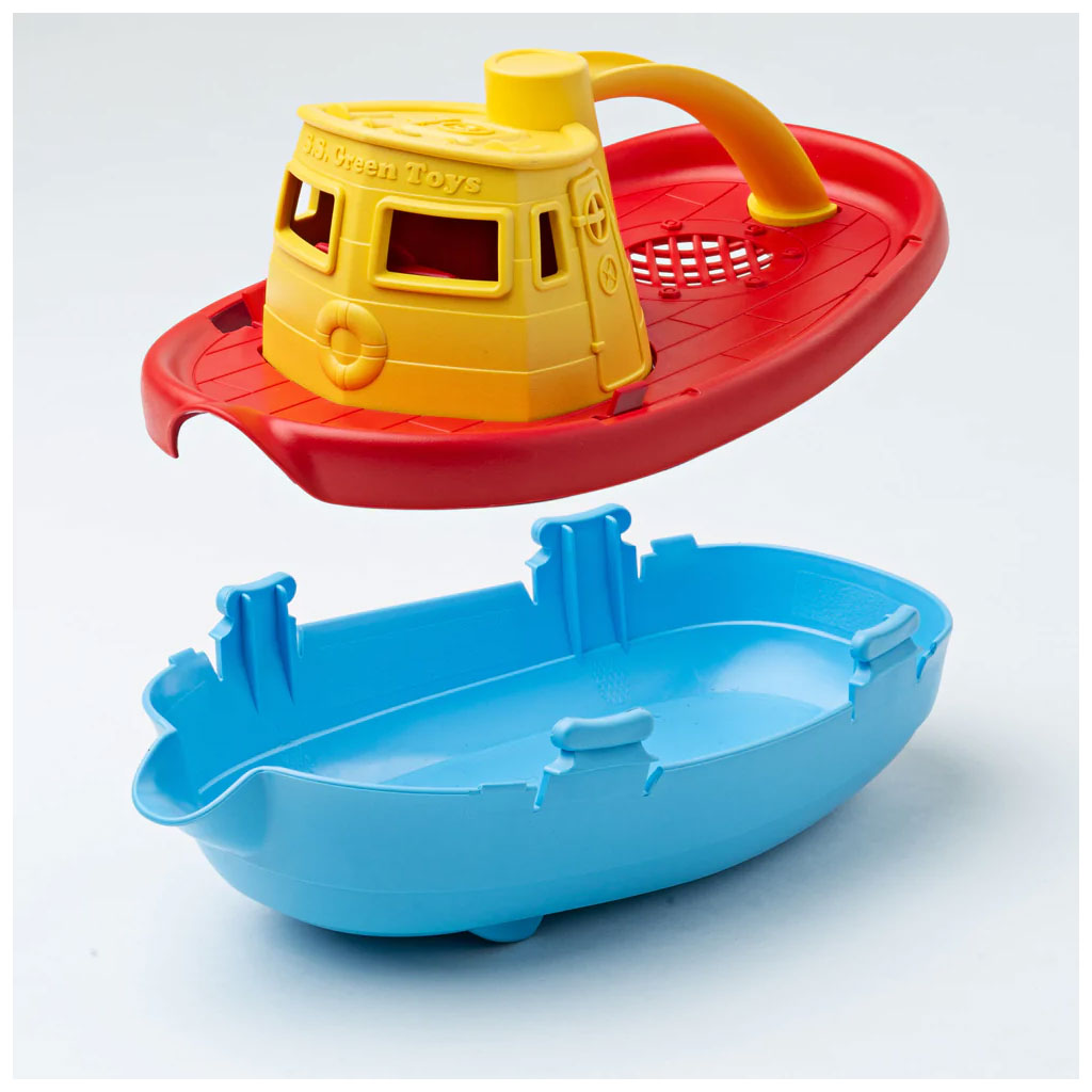 Green Toys Tugboat (Yellow Top)