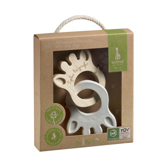 Sophie la Girafe (So Pure) Silhouette Rings