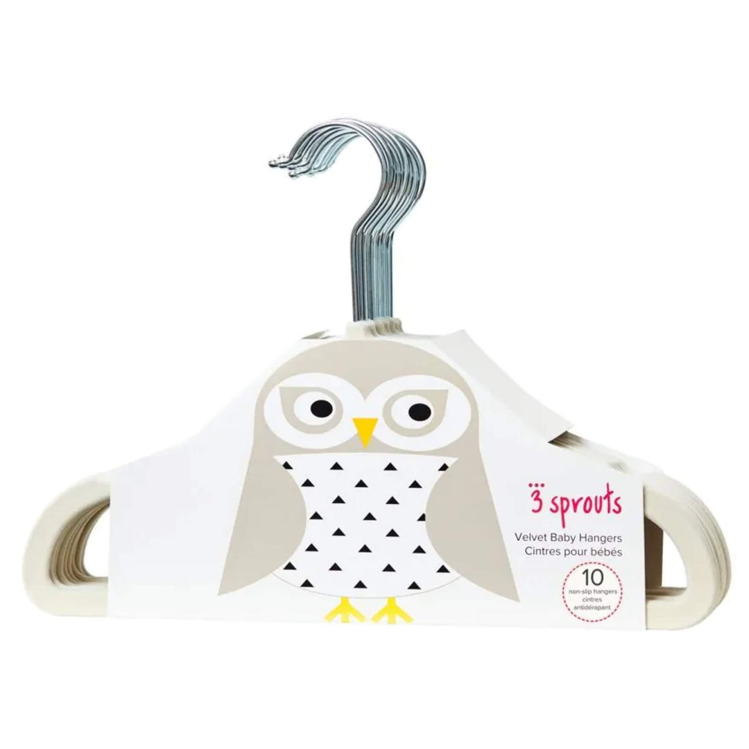 Sprouts Hangers Owl (10pk) – Bebeco