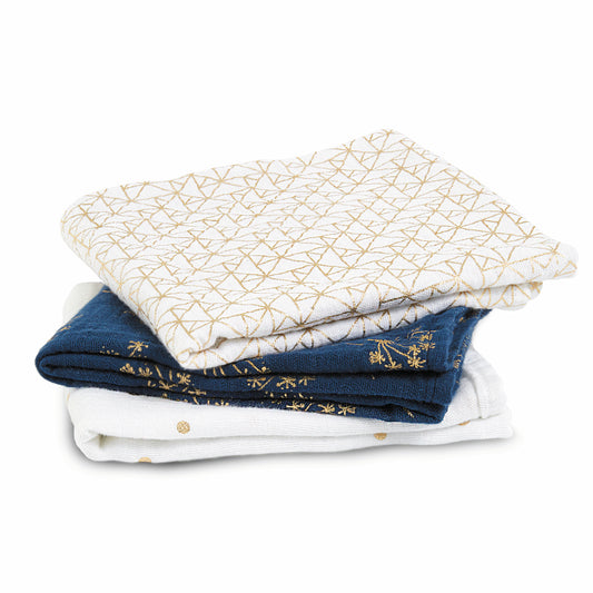 Aden + Anais Boutique Muslin Squares are versatile and practical baby essentials. Made from soft and breathable muslin fabric, these squares serve multiple purposes and can be used in various ways.