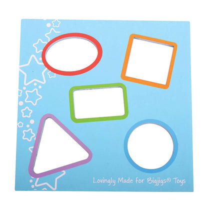 Close-up of bright shape sorting lid with star detail, designed for early learning and fine motor practice.