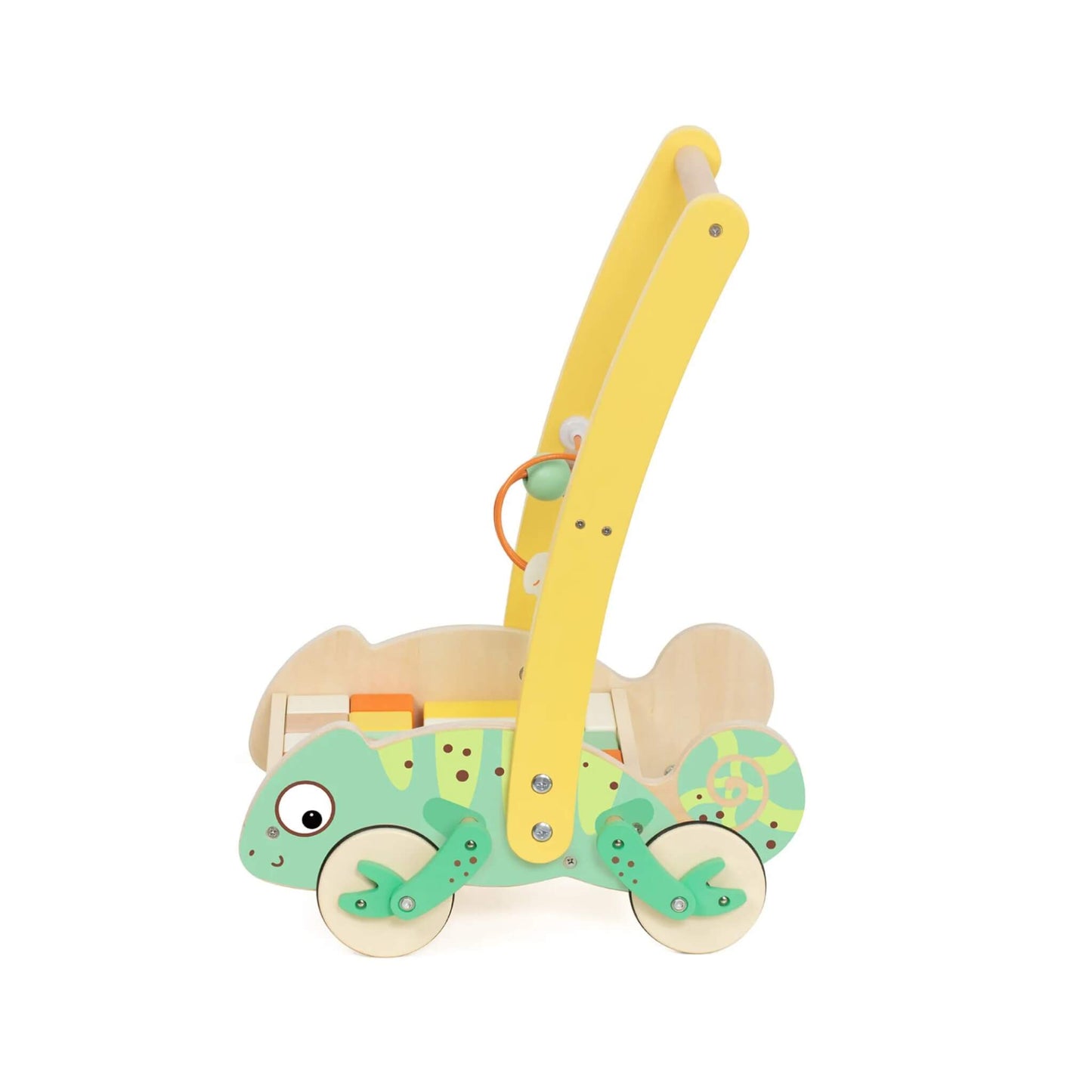 Classic World Chameleon Baby Walker with Blocks