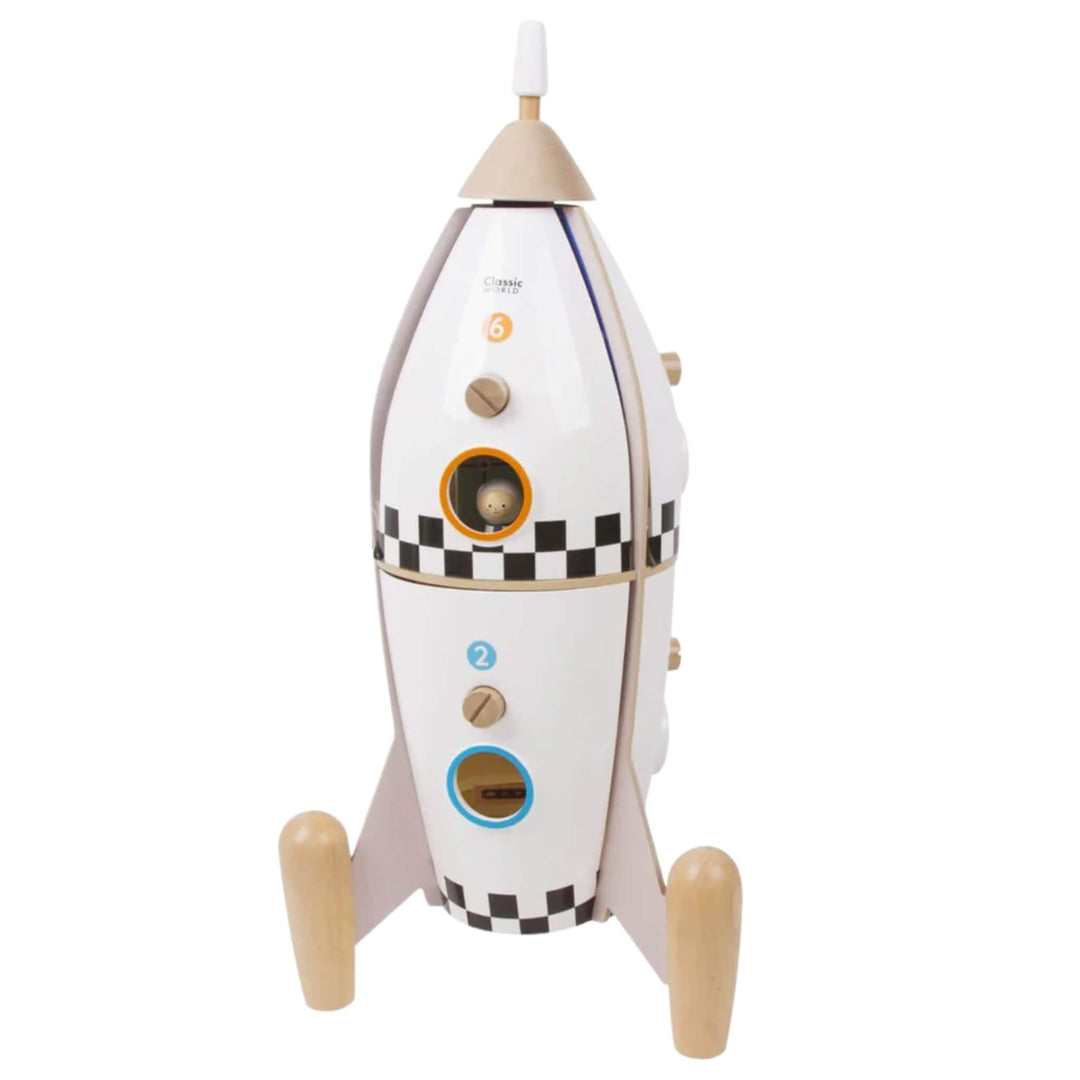 Classic World Wooden Rocket Ship – Bebeco