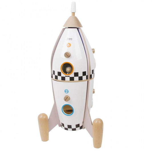 This imaginative play rocket brings together building and construction activities with the excitement of role play.  Children can unleash their creativity and embark on imaginative journeys.