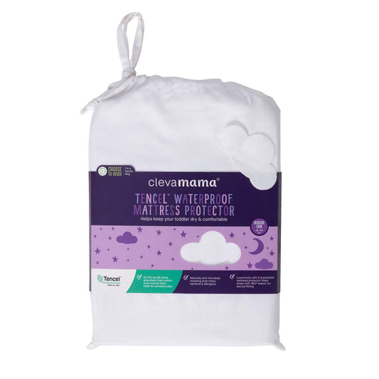 100% Waterproof and Breathable. A topper crib mattress protector 46 x 83cm with an internal polyurethane membrane that perfectly blocks all types of leaks & spills. Deep elastic skirt.