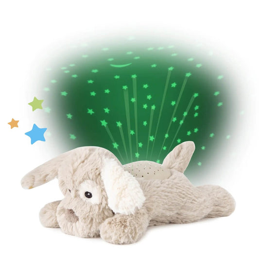 Projects stars & 1 constellation. 3 colours: green; blue; amber with automatic colour rotation option. 45 min sleep timer.