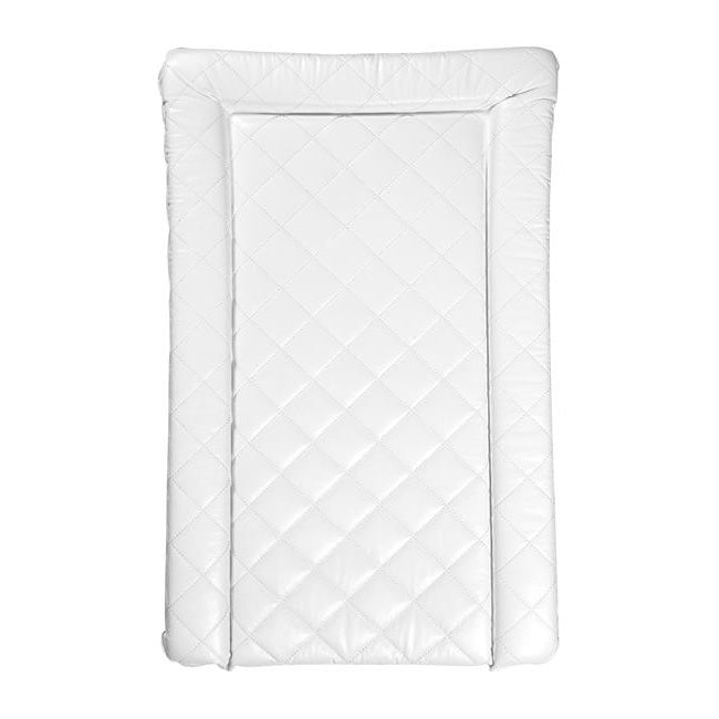 The Quilted Changing Mat has an extra layer of quilted padding, to make sure your baby is comfortable during nappy changes. The mat is waterproof and wipe-clean and has been designed to fit most dressers.