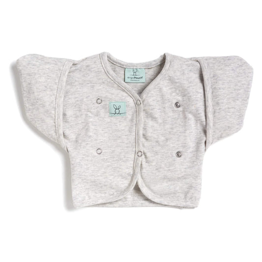 ergoPouch Butterfly Cardi - 0.2 Tog (Grey Marle)
