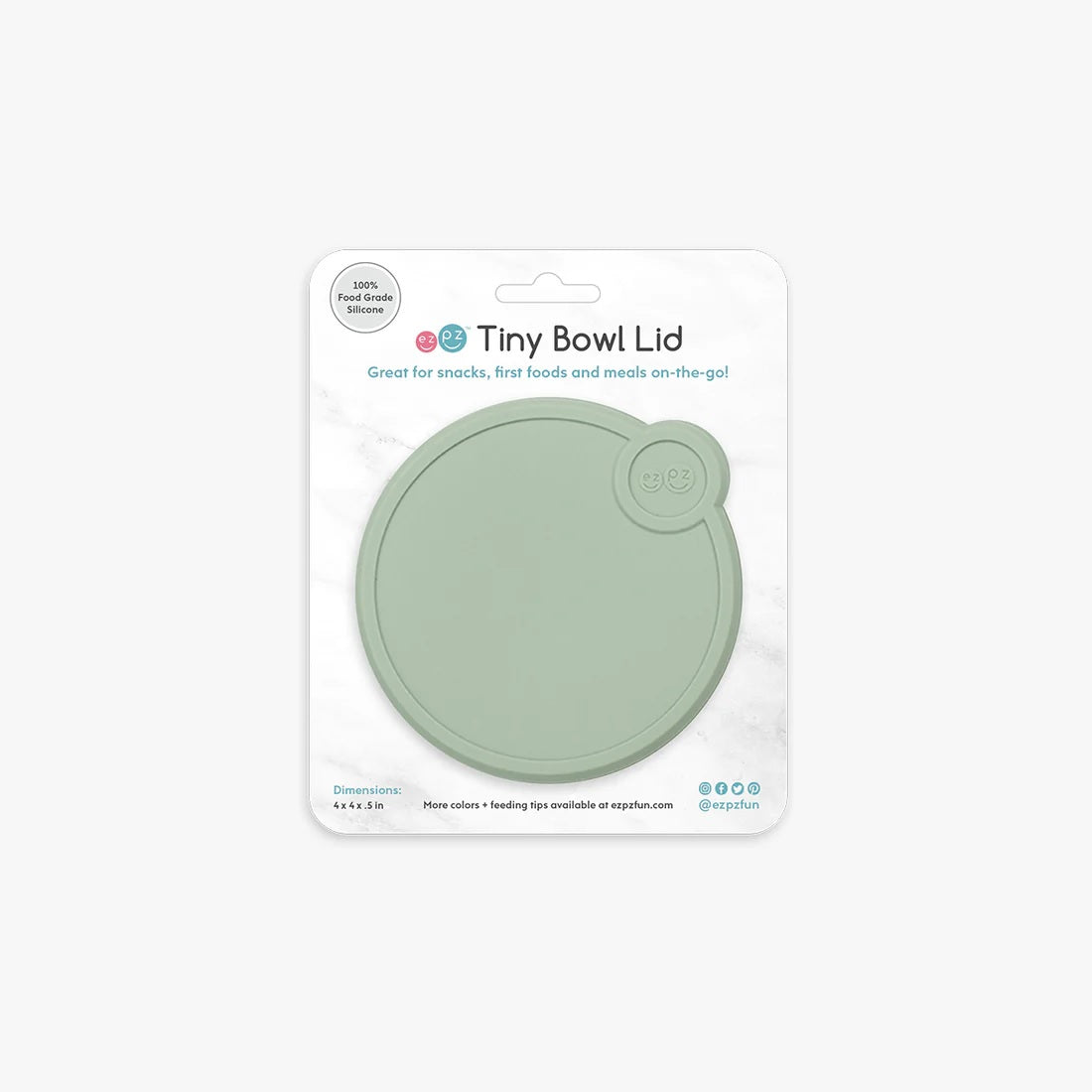 EzPz Tiny Bowl Lid (Sage)