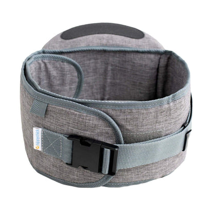 Comfortable, ergonomic hipseat carrier designed to evenly distribute weight and provide support for both the parent and baby during daily activities.