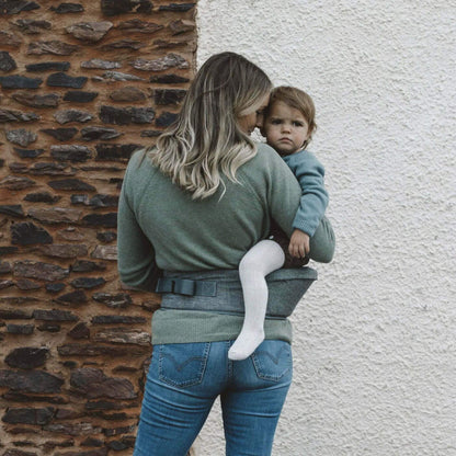 Hippychick Hipseat Baby Carrier (Denim Grey)