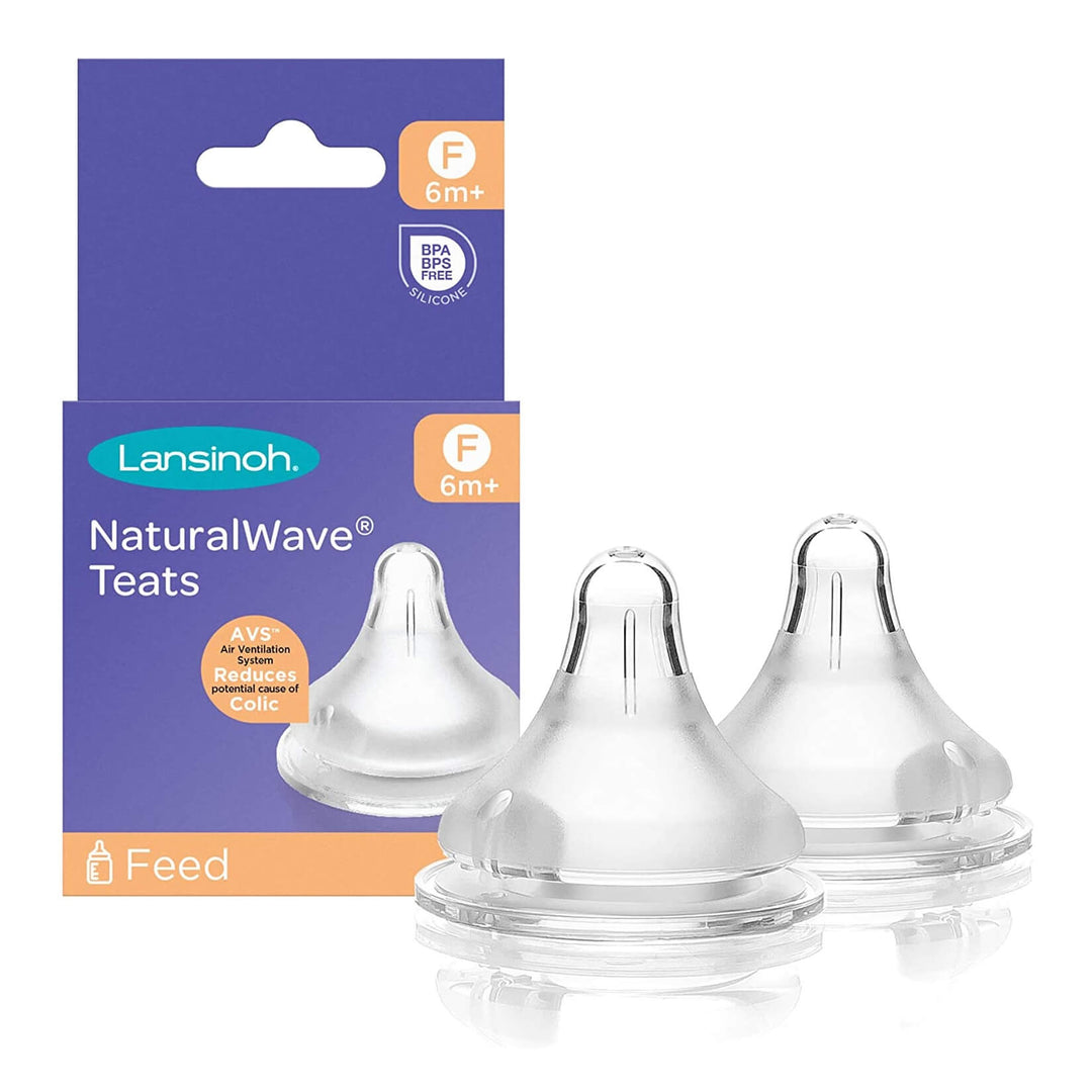 Lansinoh NaturalWave Teats (2pk) Fast Flow
