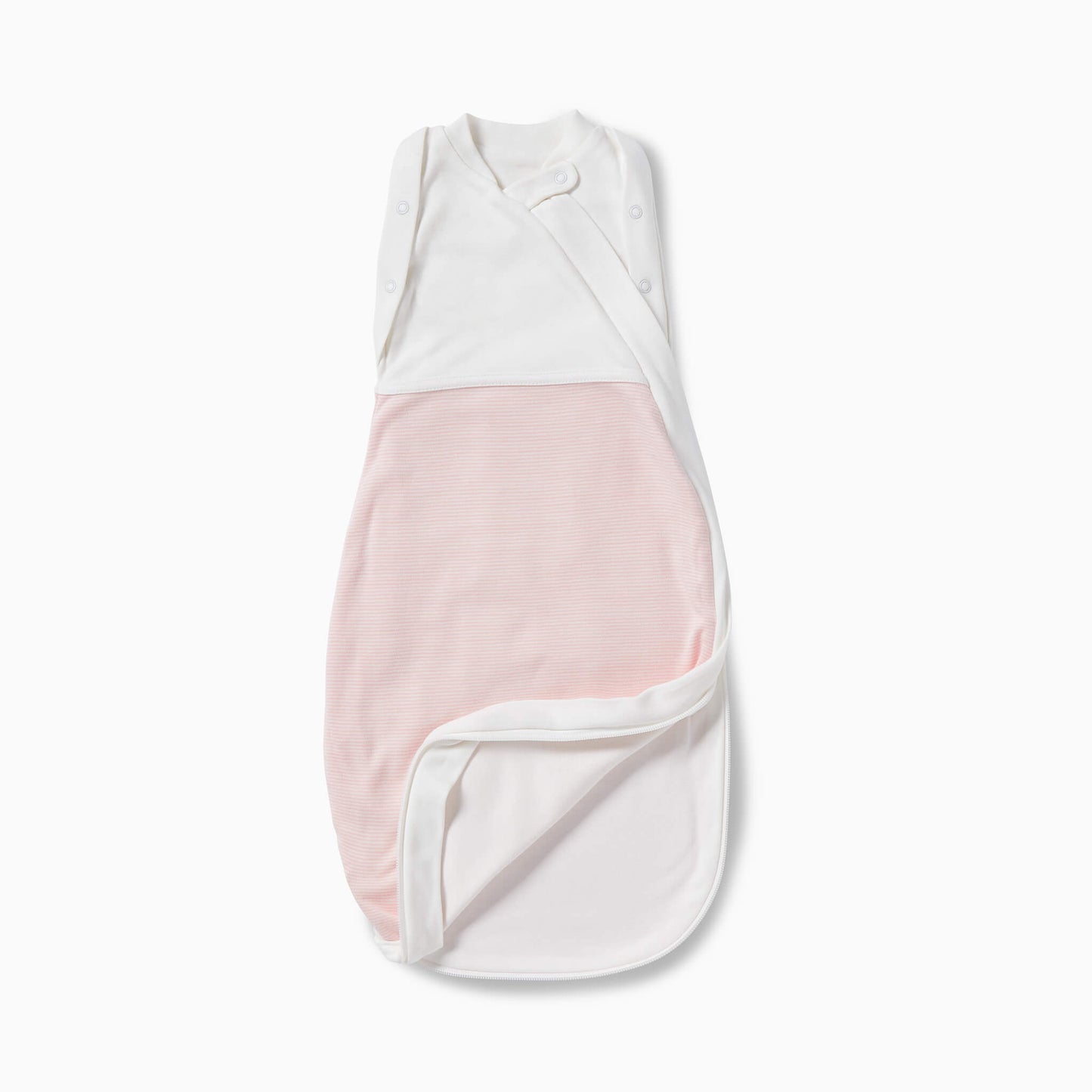 MORI Newborn Swaddle Bag (Blush Stripe)