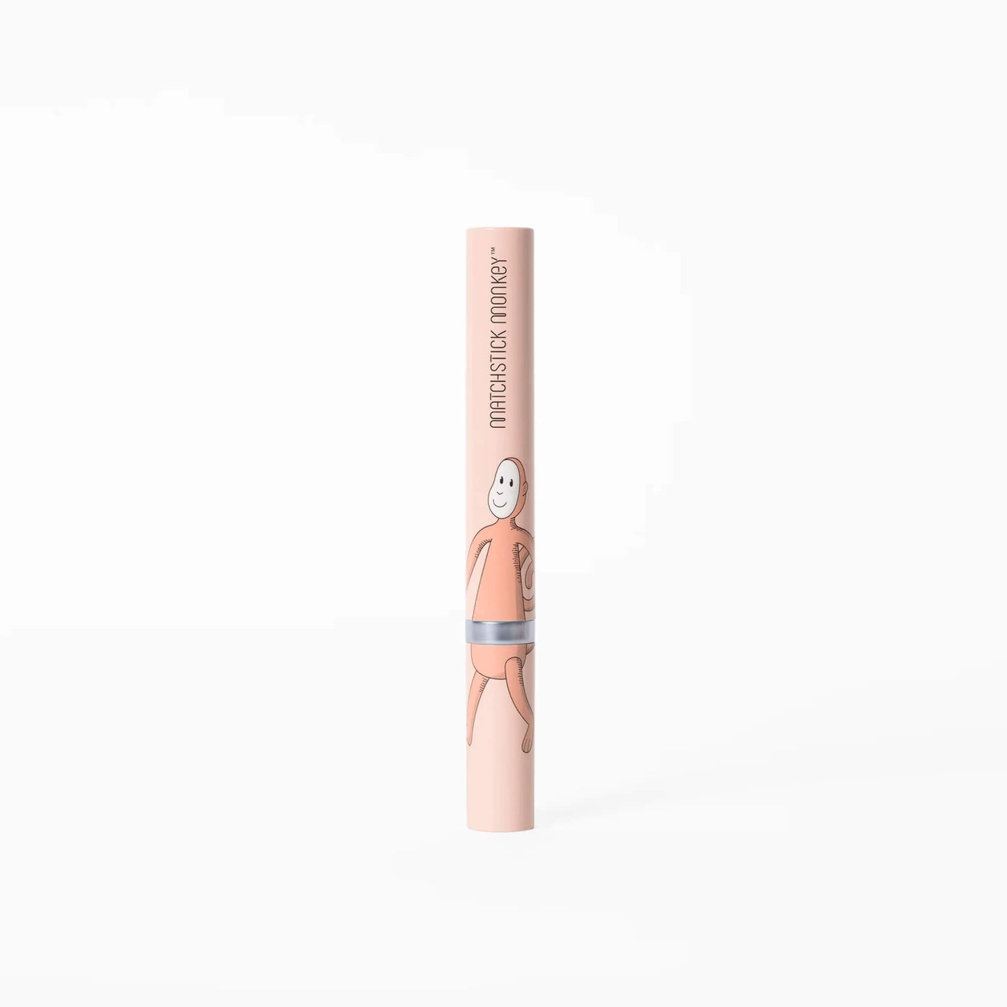 Matchstick Monkey Baby Electric Sonic Toothbrush in dusty pink with ultra-soft brush head and illustrated protective travel case.