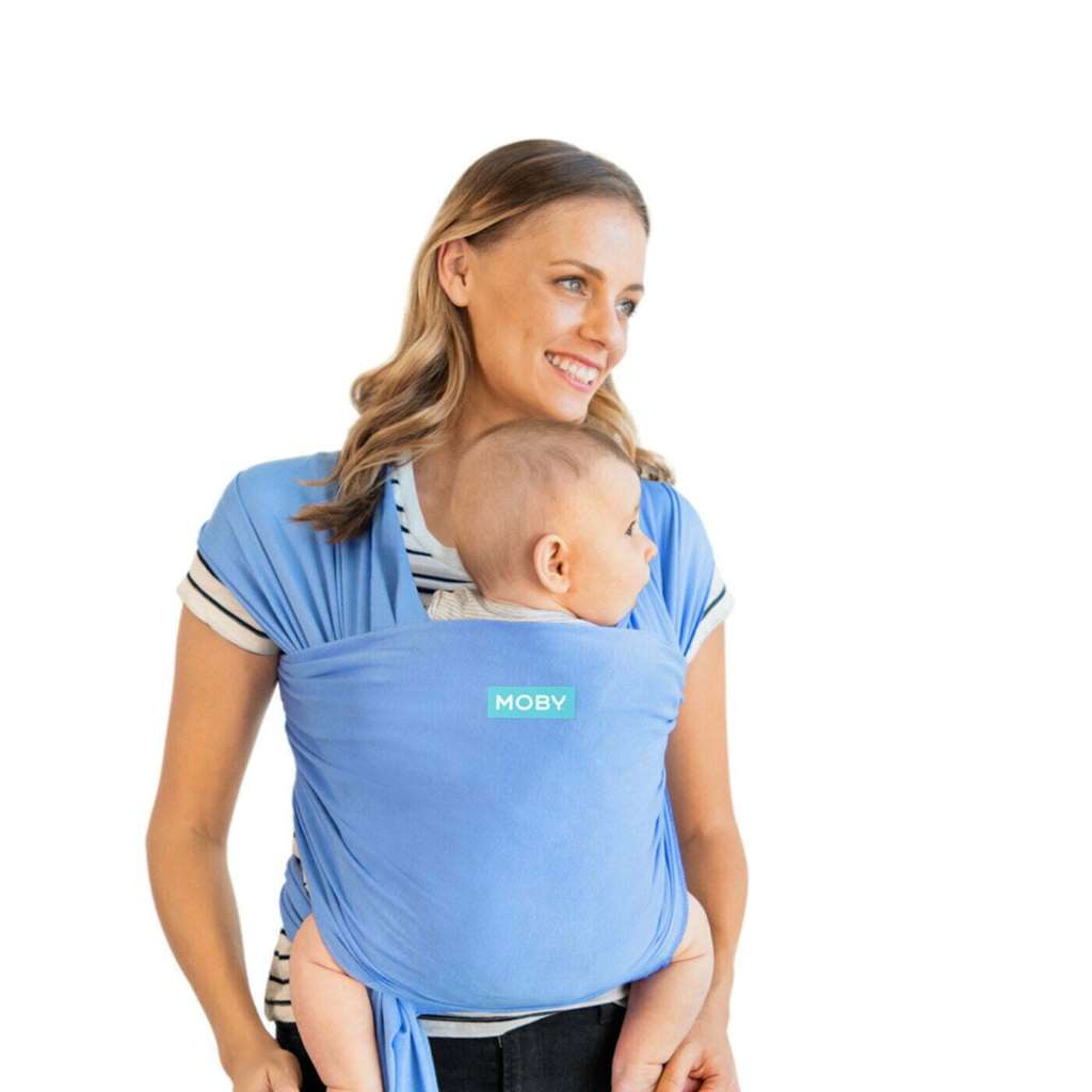 The Moby Evolution baby wrap is a versatile and adjustable baby carrier that offers comfort and convenience for both parents and caregivers.