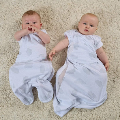Purflo Cuddle to Sleep Bag - 0.5 Tog (Cotton Clouds)