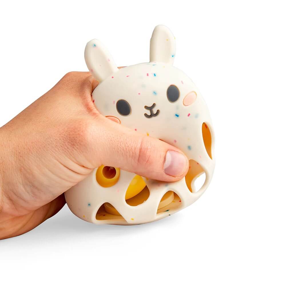 Tiger Tribe Silicone Rattle (Bunny)
