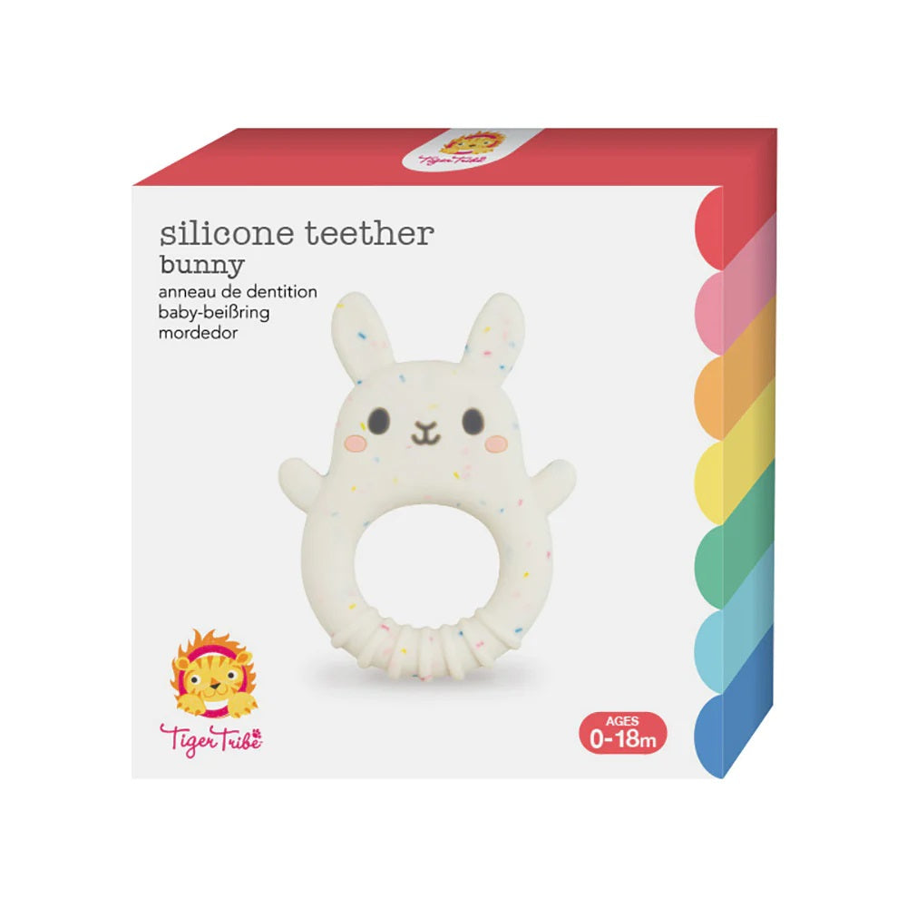 Tiger Tribe Silicone Teether (Bunny)