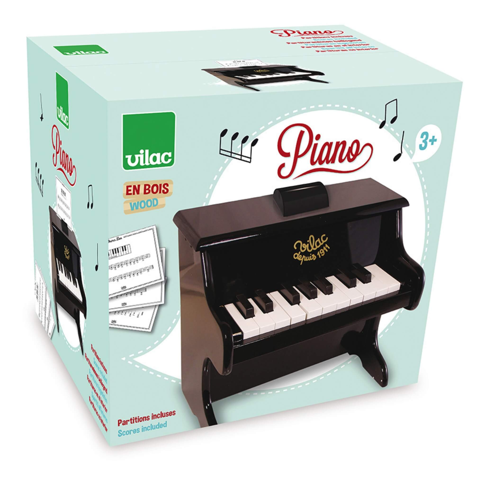 Toy Piano Piano Vilac Musical Blocks Vilac Red Piano For Toddlers