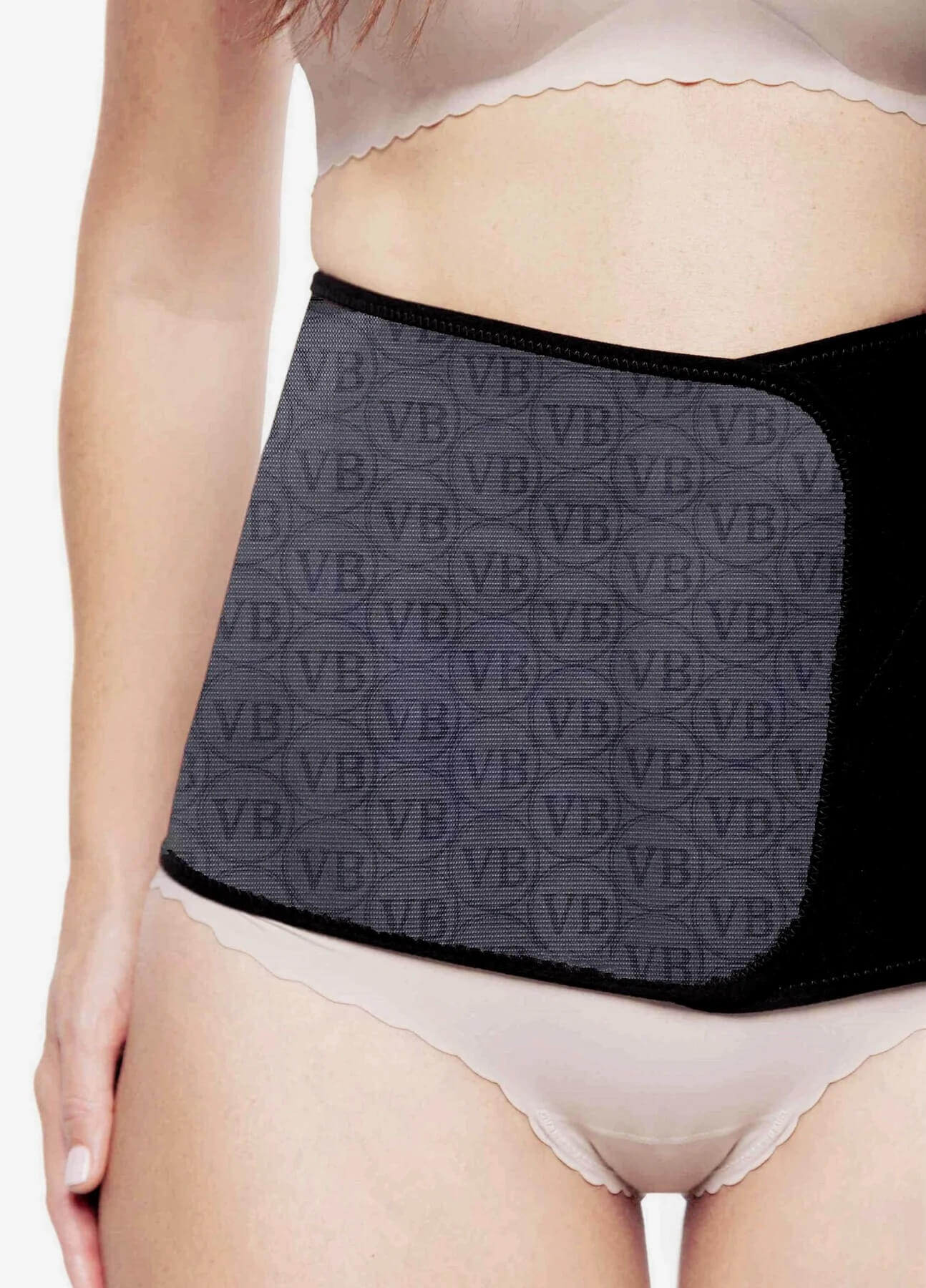 VivaBella Postpartum Belly Wrap (Black)