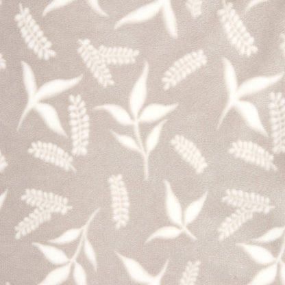 Close-up of Rockland Marsh swaddle with soft wavy stripe pattern. Shows plush velboa texture in muted greys and neutrals.