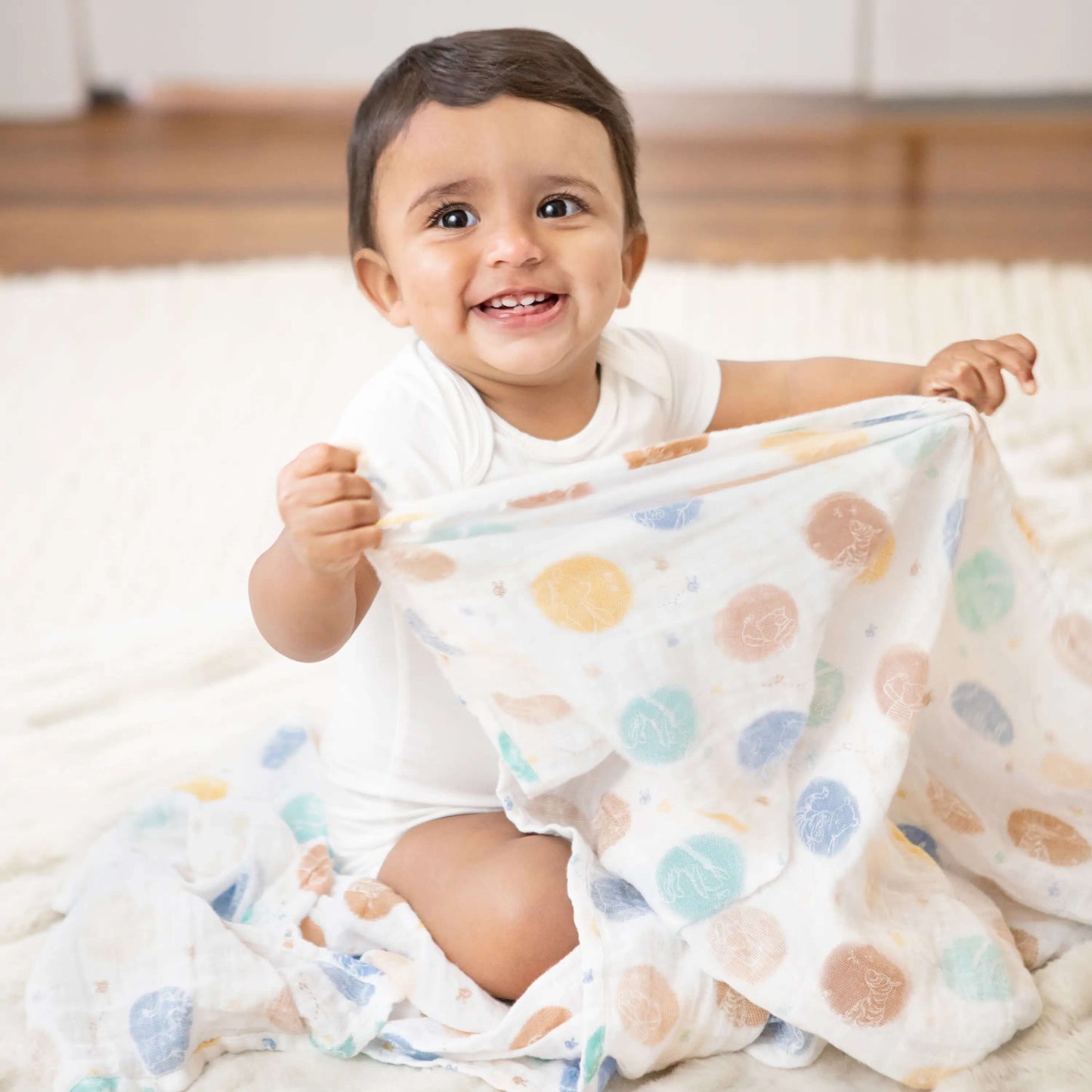 aden + anais Boutique Cotton Swaddle - 3pk (Winnie in the Woods)