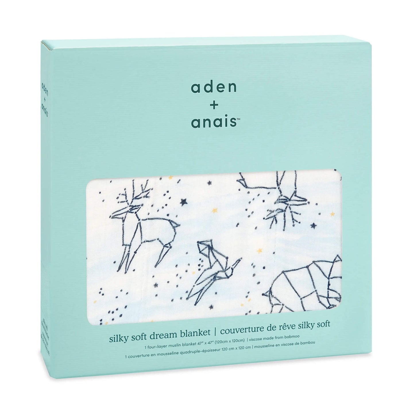 aden + anais Boutique Silky Soft Dream Blanket (Stargaze)