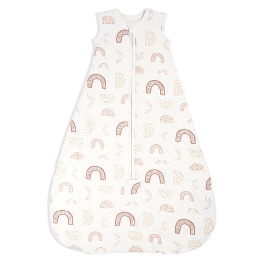 2.5 TOG winter baby sleeping bag . Made from 100% soft cotton jersey (polyester fill) and designed with inverted zip for easy nappy changes.