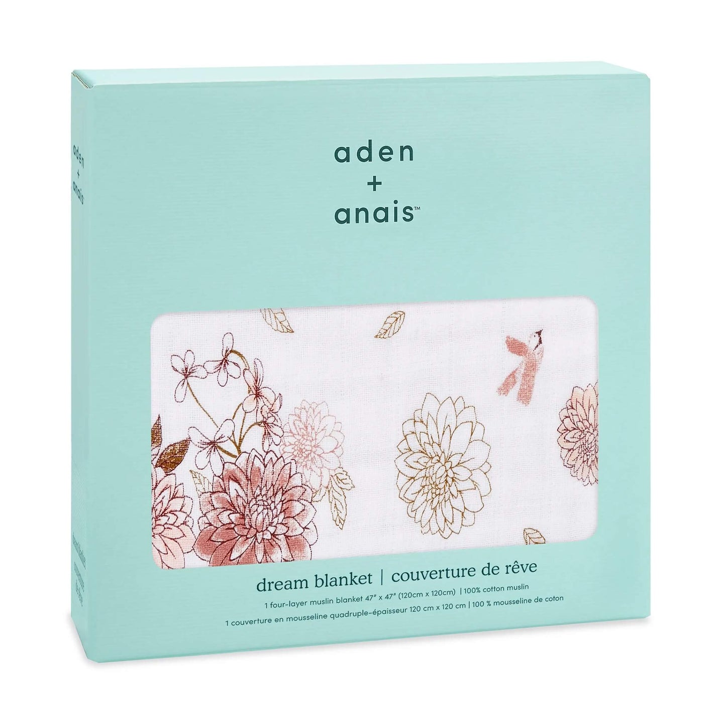 aden + anais Boutique Dream Blanket (Dahlias)