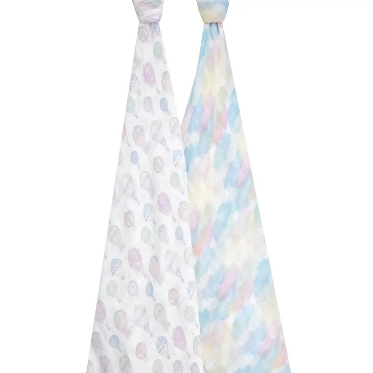 aden + anais Organic Cotton Swaddles - 2pk (Above the Clouds)