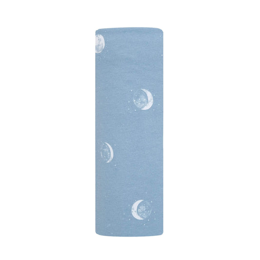 The Aden + anais cotton-rich comfort knit newborn swaddle blanket, with its gentle stretch and remarkable softness, provides comfort for the baby and ease for parents.