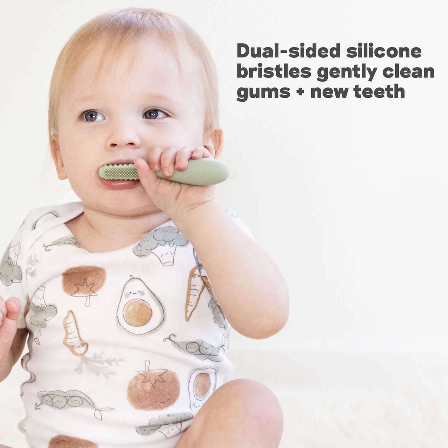 ezpz Baby Led Toothbrush (Sage)