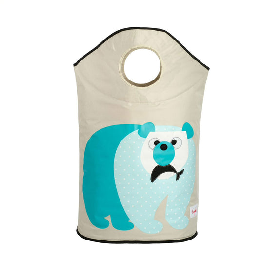 The 3 Sprouts laundry hamper is the perfect solution. Two large handles collapse, creating a circular opening that stylishly keeps dirty laundry out of sight.