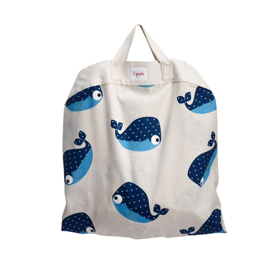 3 Sprouts Play Mat & Storage Bag (Whale)